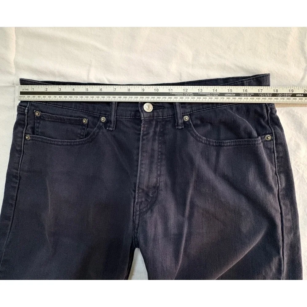 Levi's 505 Jeans Mens 34x30 Dark Wash Straight Leg Denim‎ Red Tab